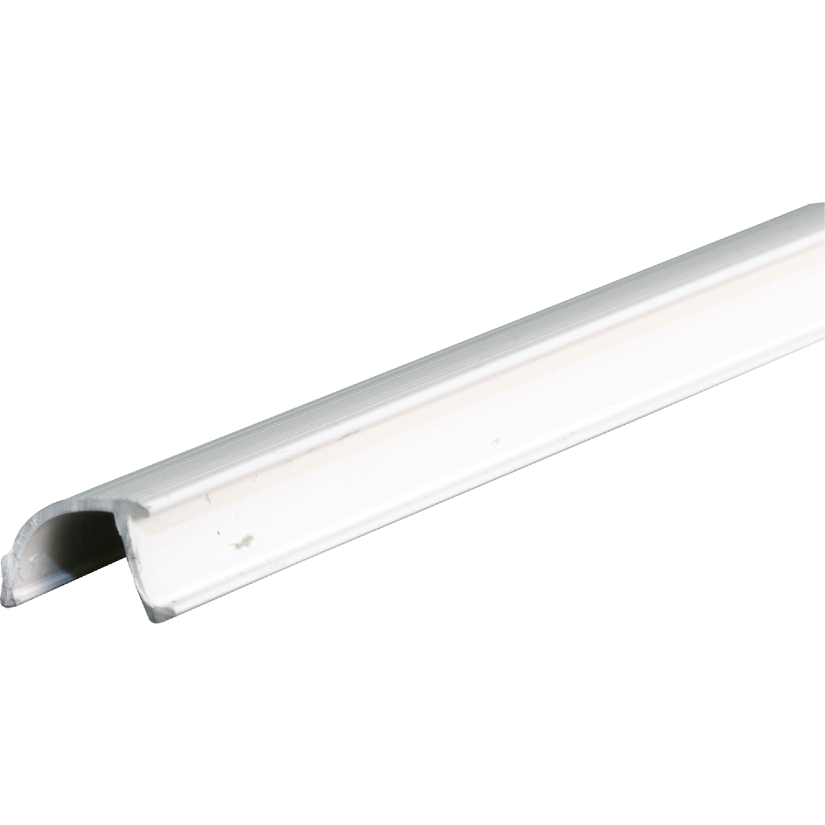 Prime-Line Make-2-Fit 72 In. White Snap-In Rigid Vinyl Glass Spline