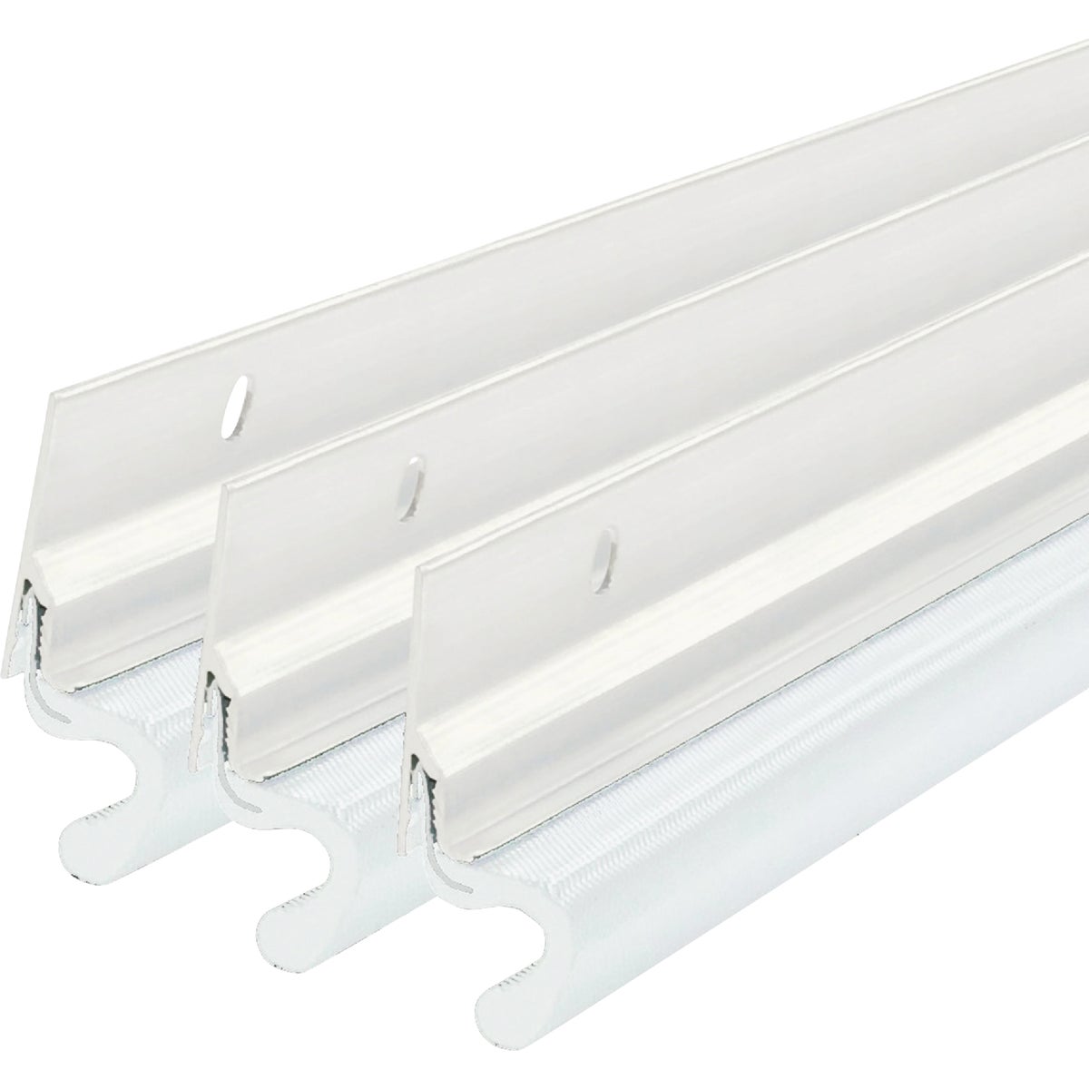 M-D Building Products White Aluminum and Vinyl-coated Foam Heavy-duty Screw-on Top and Sides Door Seal Kit Image 5