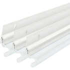 M-D Building Products White Aluminum and Vinyl-coated Foam Heavy-duty Screw-on Top and Sides Door Seal Kit Image 5