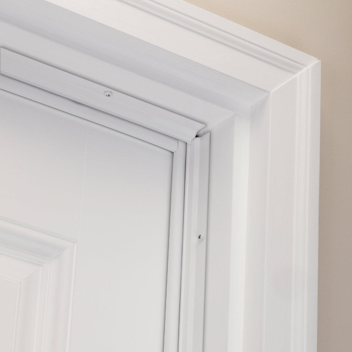 M-D Building Products White Aluminum and Vinyl-coated Foam Heavy-duty Screw-on Top and Sides Door Seal Kit Image 3