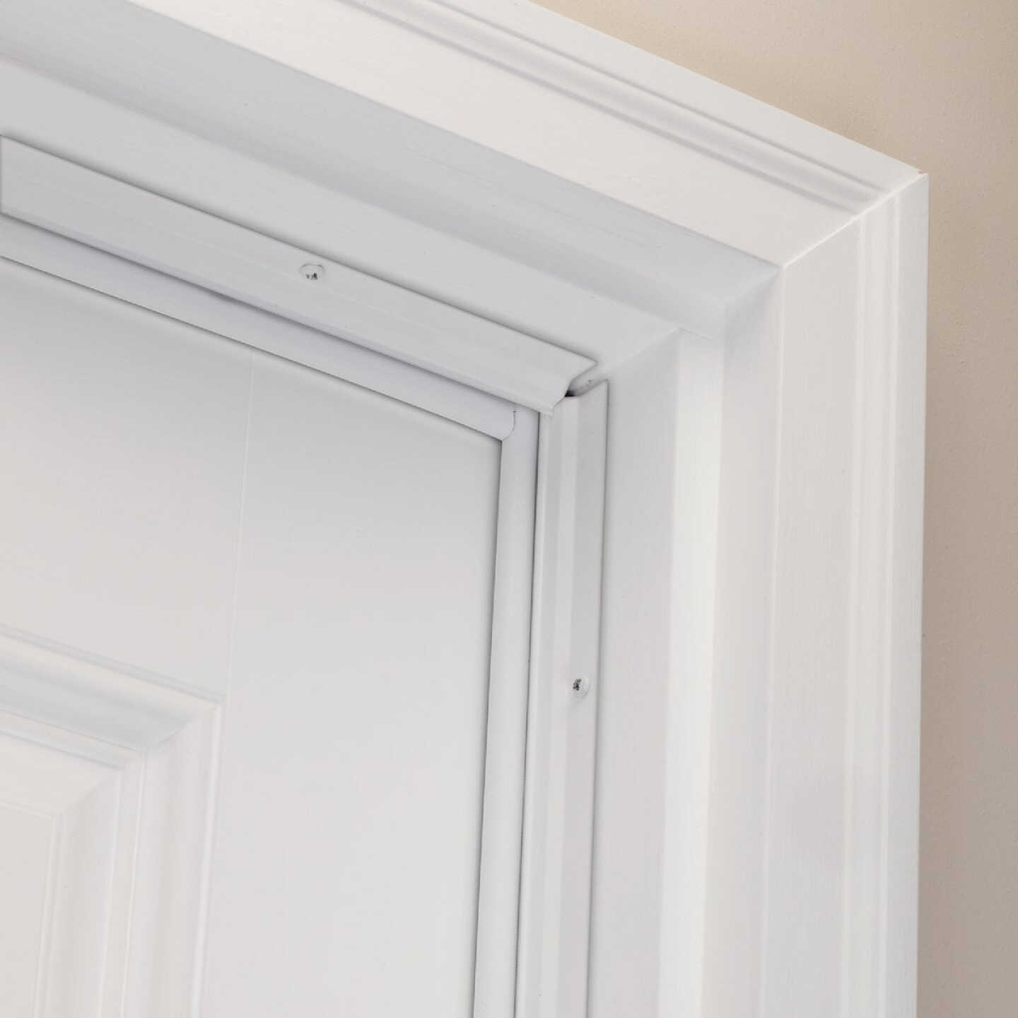 M-D Building Products White Aluminum and Vinyl-coated Foam Heavy-duty Screw-on Top and Sides Door Seal Kit Image 3