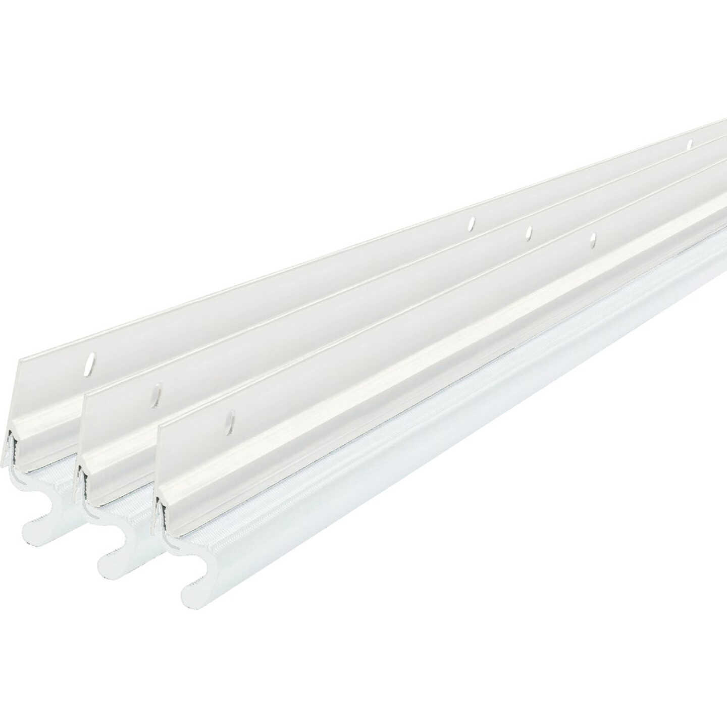 M-D Building Products White Aluminum and Vinyl-coated Foam Heavy-duty Screw-on Top and Sides Door Seal Kit Image 1
