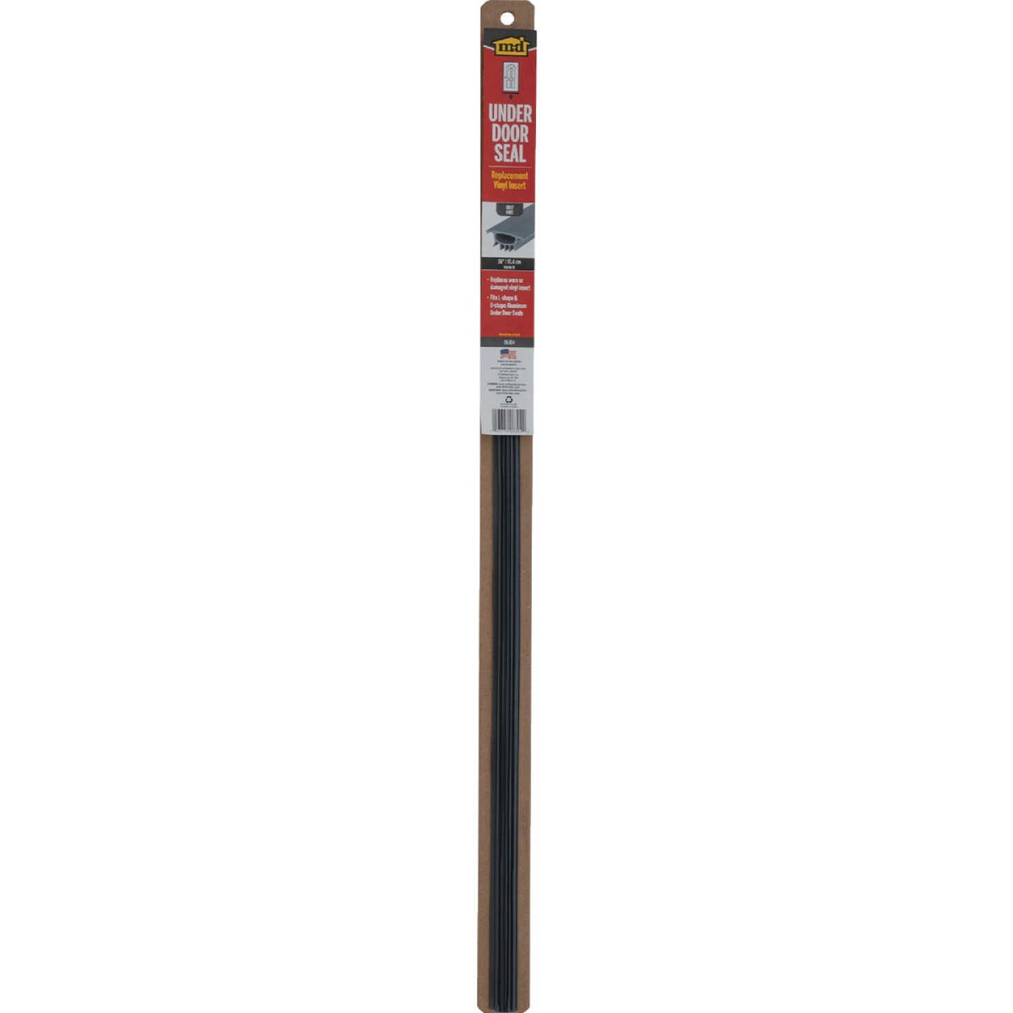 M-D Building Products 36 In. Gray Door Sweep Insert Image 3