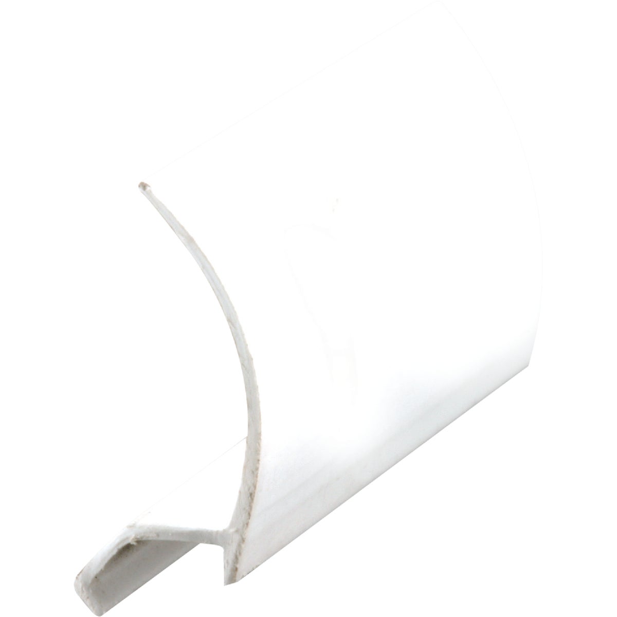 Prime-Line Make-2-Fit 72 In. White Snap-In Rigid Vinyl Glass Spline