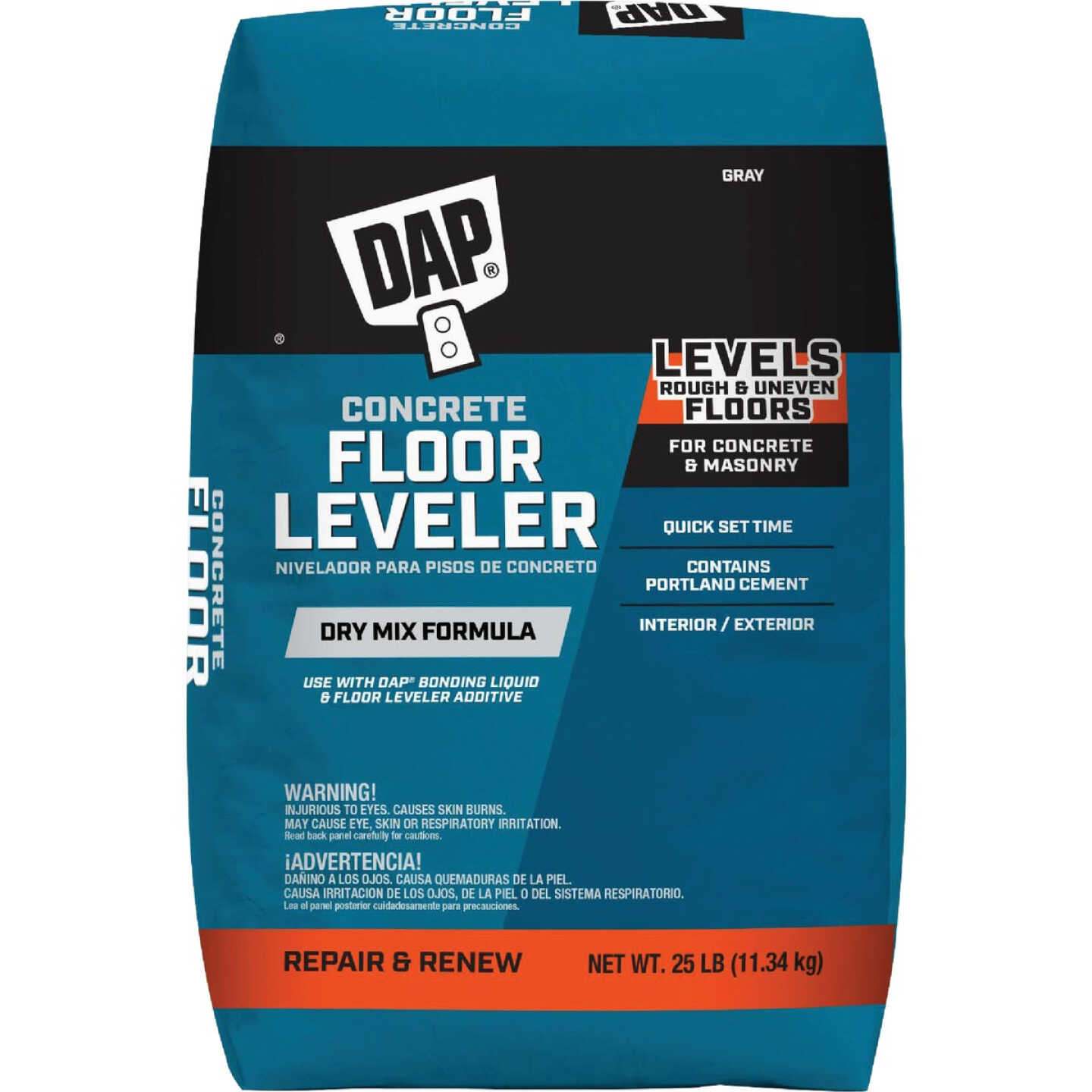 DAP 25 Lb. Concrete Floor Leveler, Gray Image 1