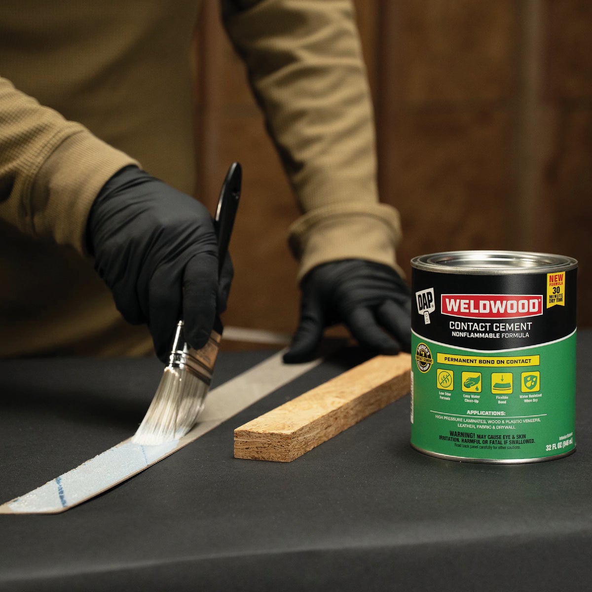 DAP Weldwood Qt. Nonflammable Contact Cement Image 6