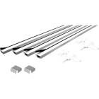 Prime-Line 3/4 In. x 5/16 In. x 4 Ft. White Screen Frame Kit Image 1