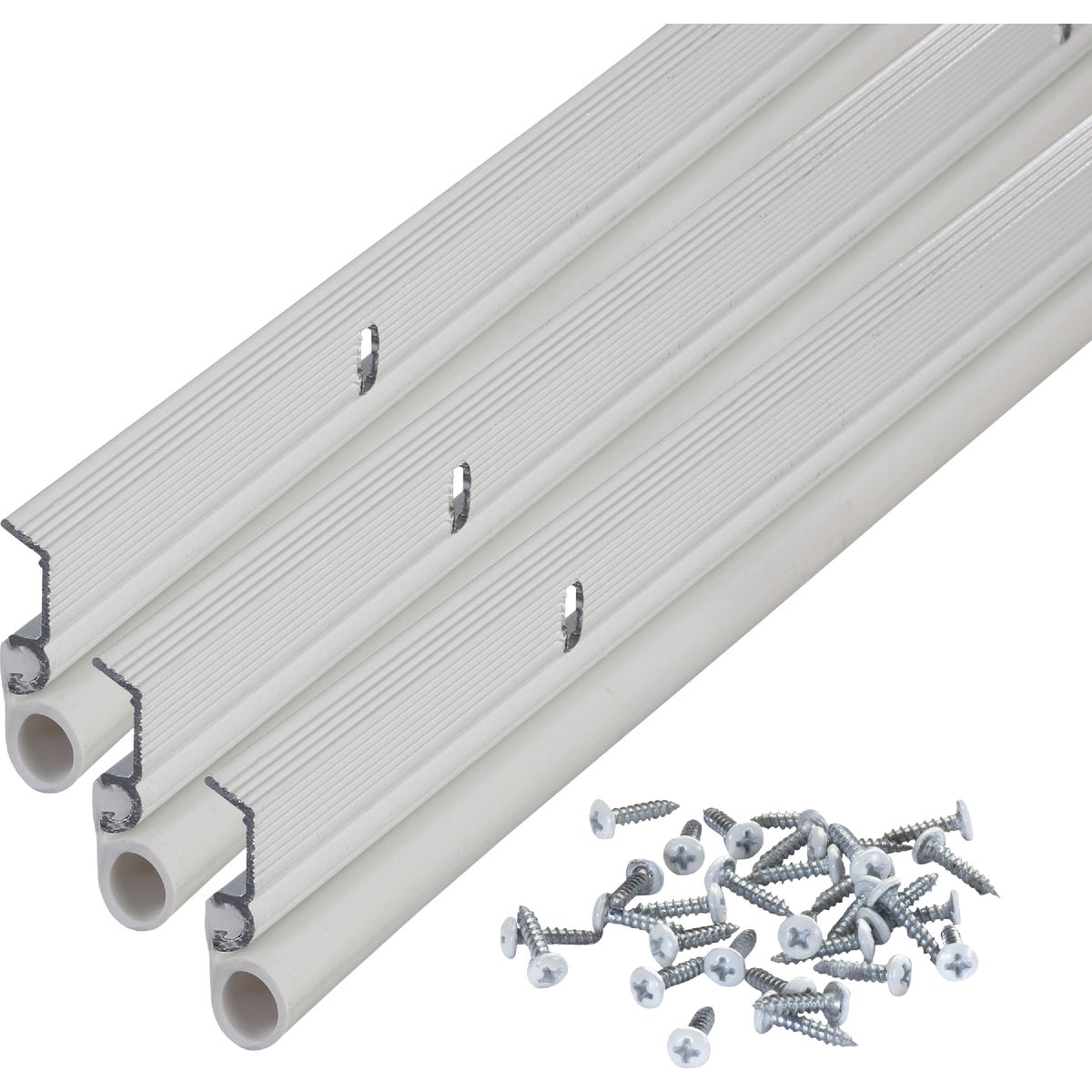 M-D Building Products White Aluminum and Vinyl Screw-on Top and Sides Door Seal Kit Image 6