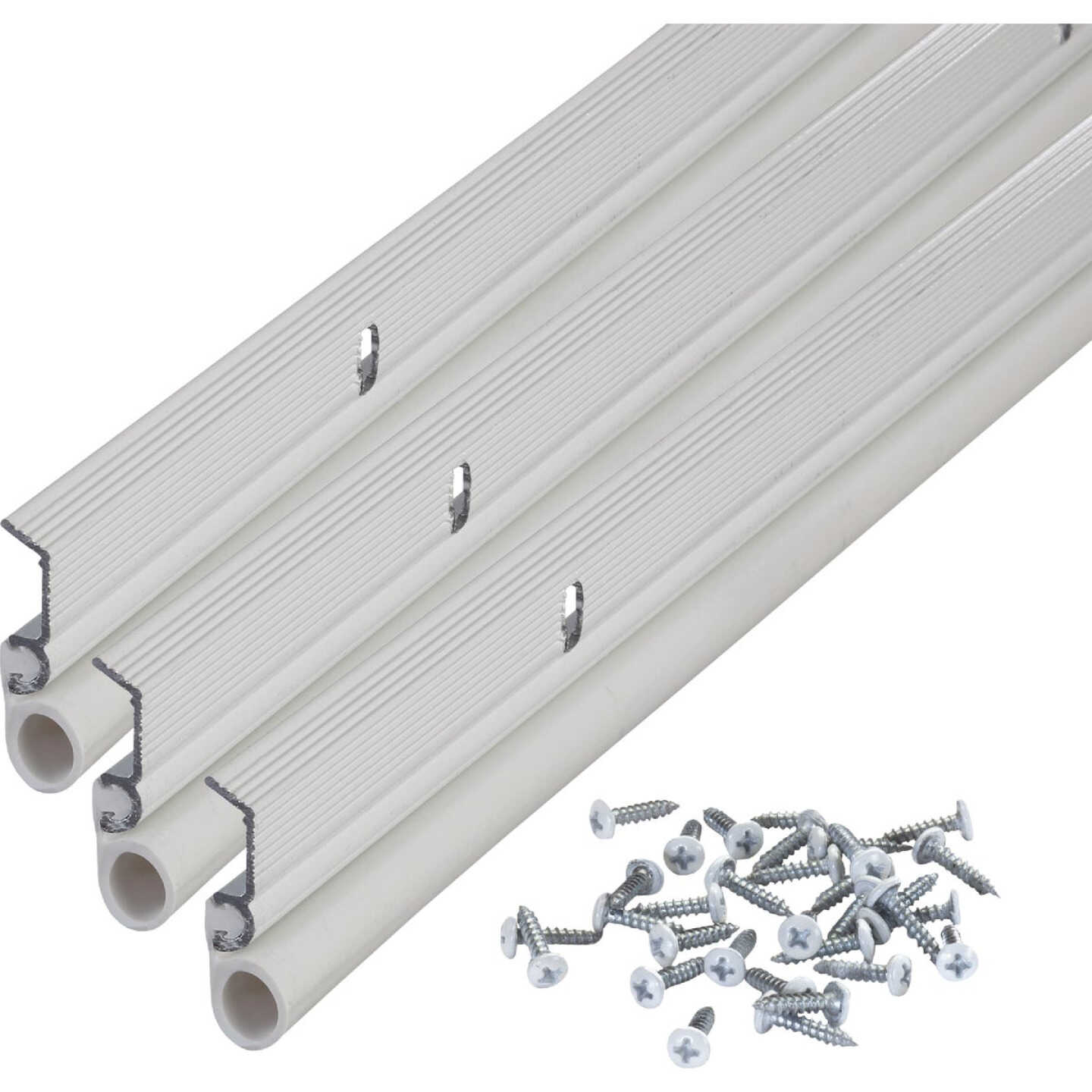 M-D Building Products White Aluminum and Vinyl Screw-on Top and Sides Door Seal Kit Image 6