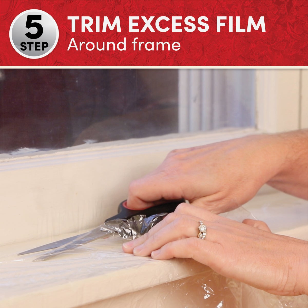 Do it Best 62 In. x 210 In. Indoor Shrink Film Window Kit Image 3