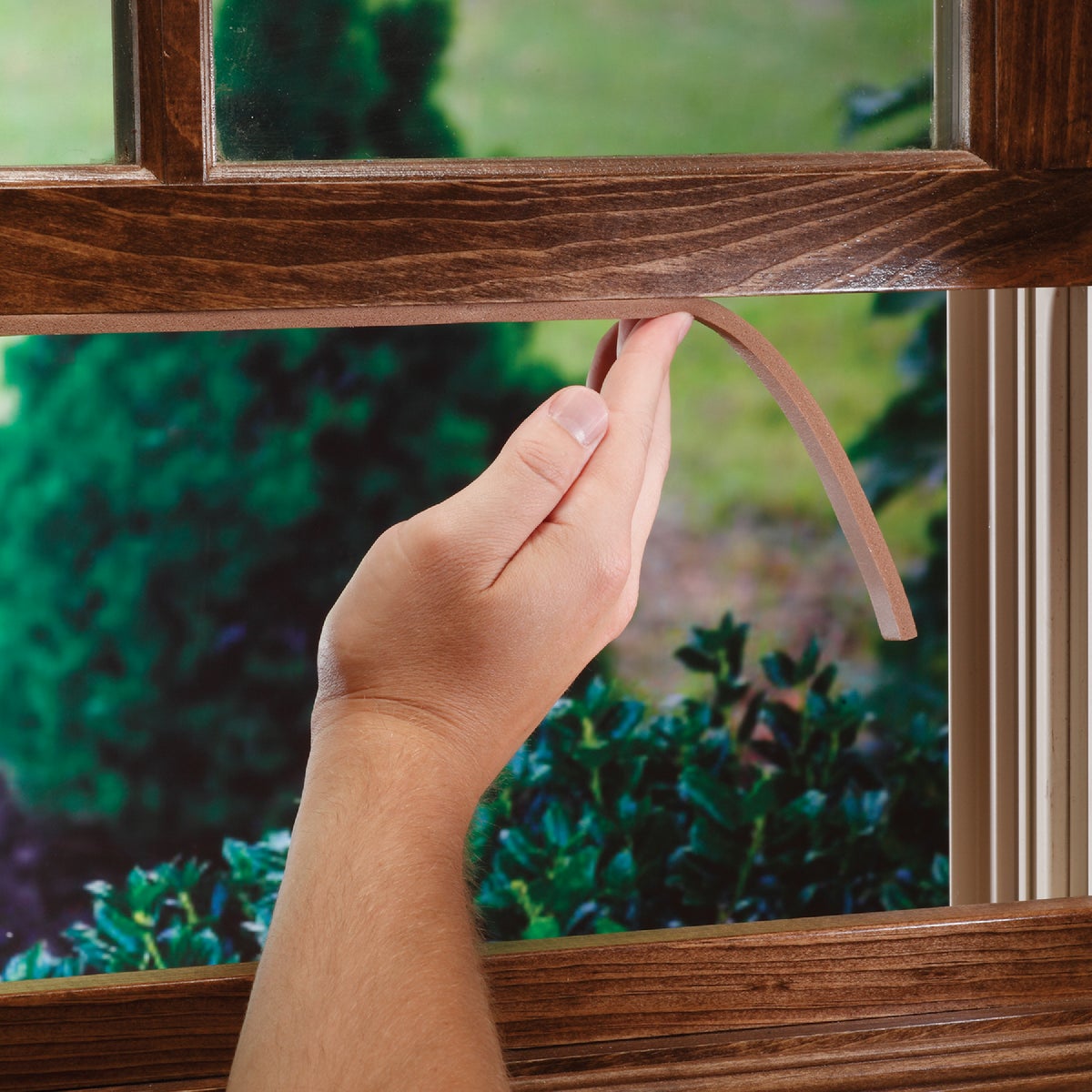 M-D Building Products 1/2 In. W x 1/4 In. H x 17 Ft. L Brown Foam Window Seal for Medium Gaps Image 3