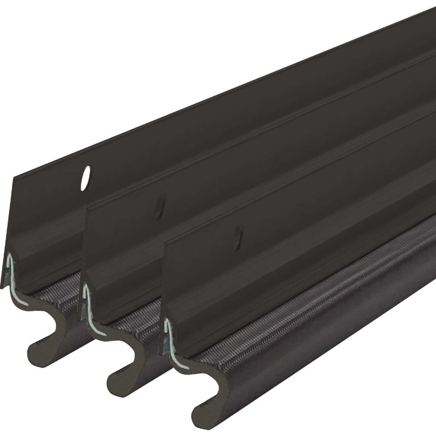 M-D Building Products Bronze Aluminum and Vinyl-coated Foam Heavy-duty Screw-on Top and Sides Door Seal Kit Image 4