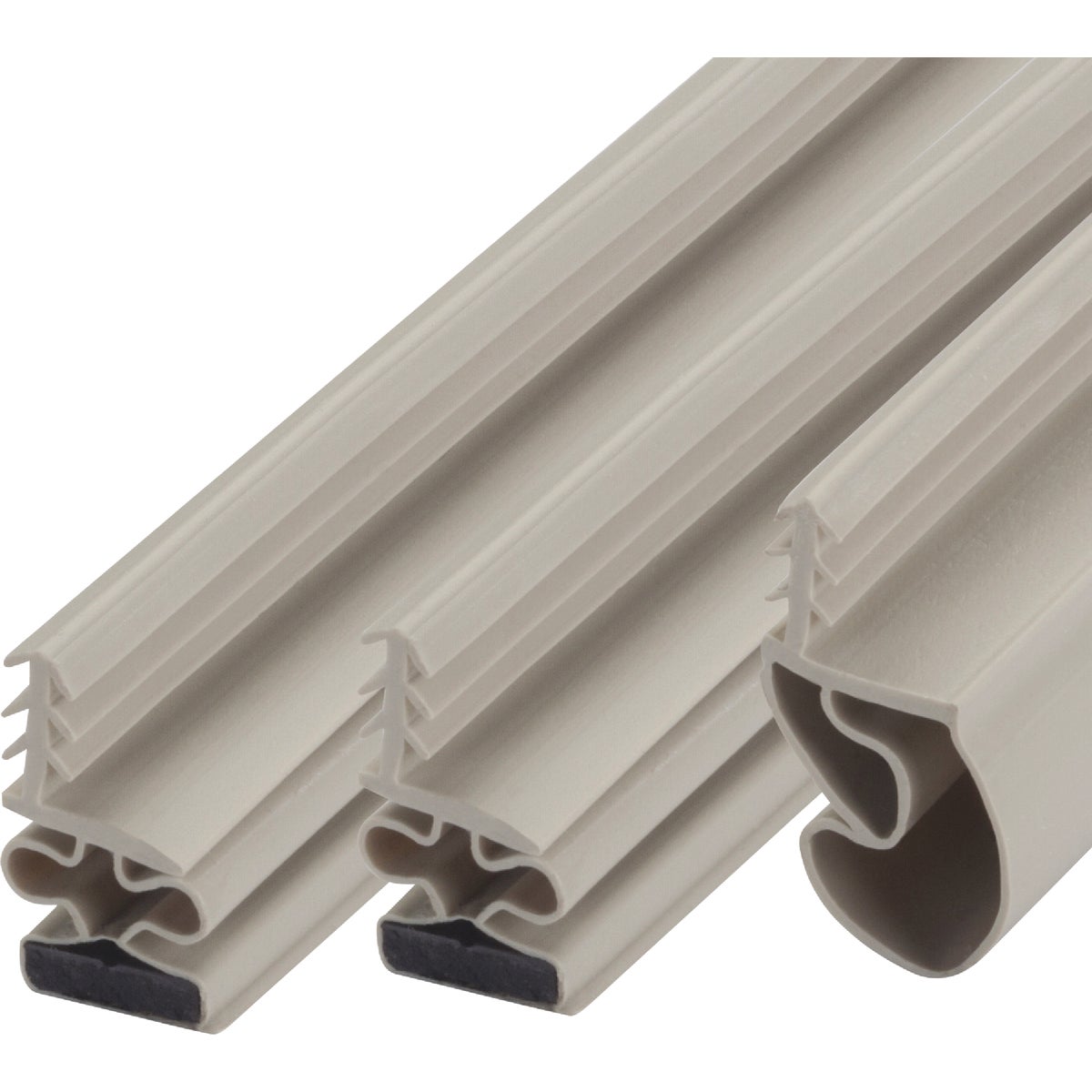 M-D Building Products 81 In. Beige Vinyl with Magnetic Strip Top and Sides Door Seal Kit for Steel Doors Image 5