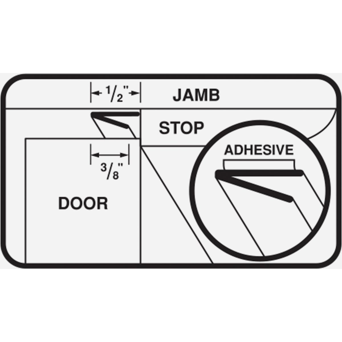 M-D Building Products 17 Ft. Brown V-Flex Weatherseal Image 2
