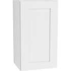 CraftMark Plymouth Shaker 18 In. W x 12 In. D x 30 In. H Ready To Assemble White Wall Kitchen Cabinet Image 1