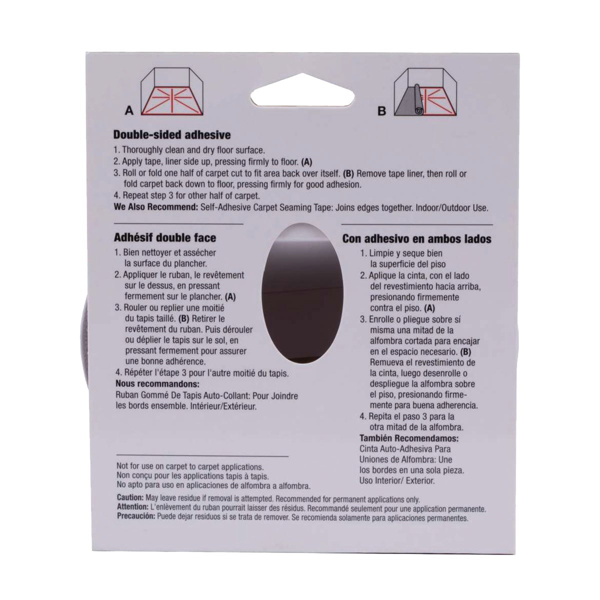 Duck Heavy Traffic 1.5 In. x 42 Ft. Indoor Carpet Tape Image 5