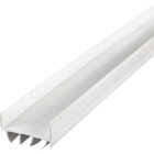 M-D Building Products 2 In. W. x 1.125 In. H. x 36 In. L. Vinyl White Door Bottom Image 1