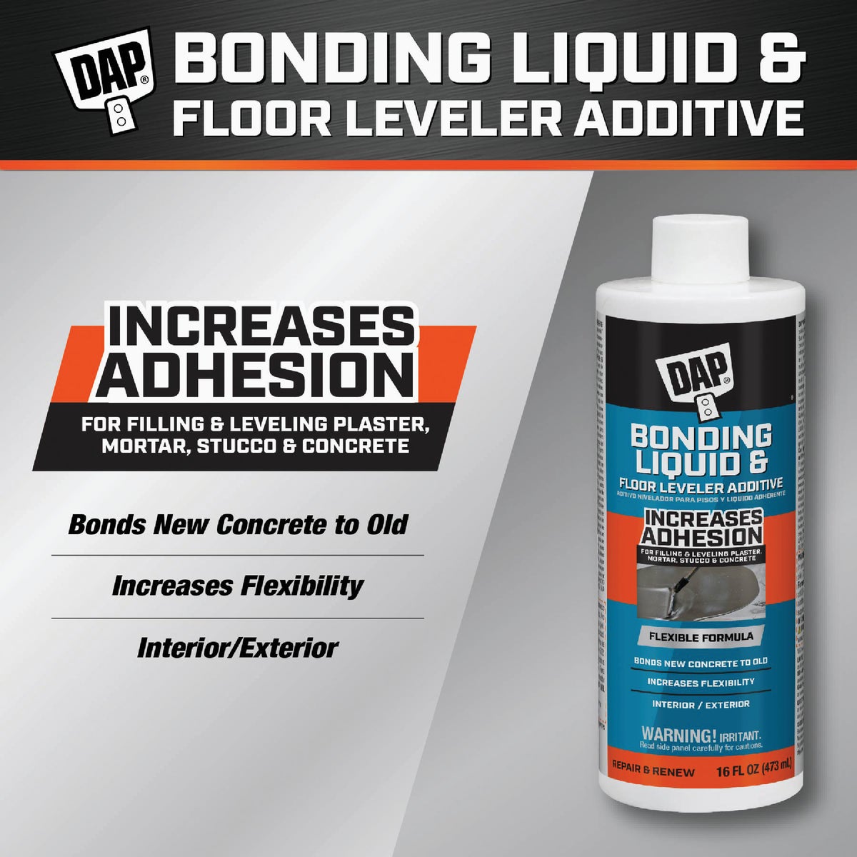 Dap 1 Pt. Bonding Liquid & Floor Leveler Additive, White Image 2
