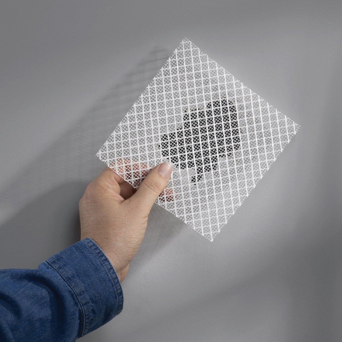 FibaTape 7 In. x 7 In. Electrical Outlet Self-Adhesive Drywall Patch Image 3