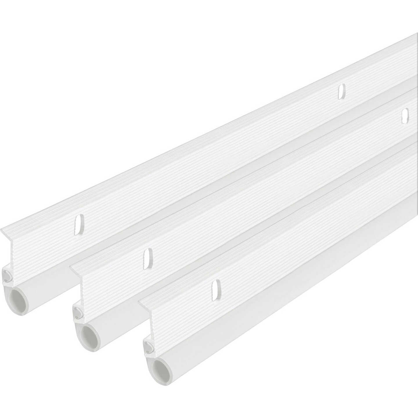 M-D Building Products 36 In. x 84 In. White Flat-design Aluminum and Vinyl Commercial Screw-on Top and Sides Door Seal Kit Image 1