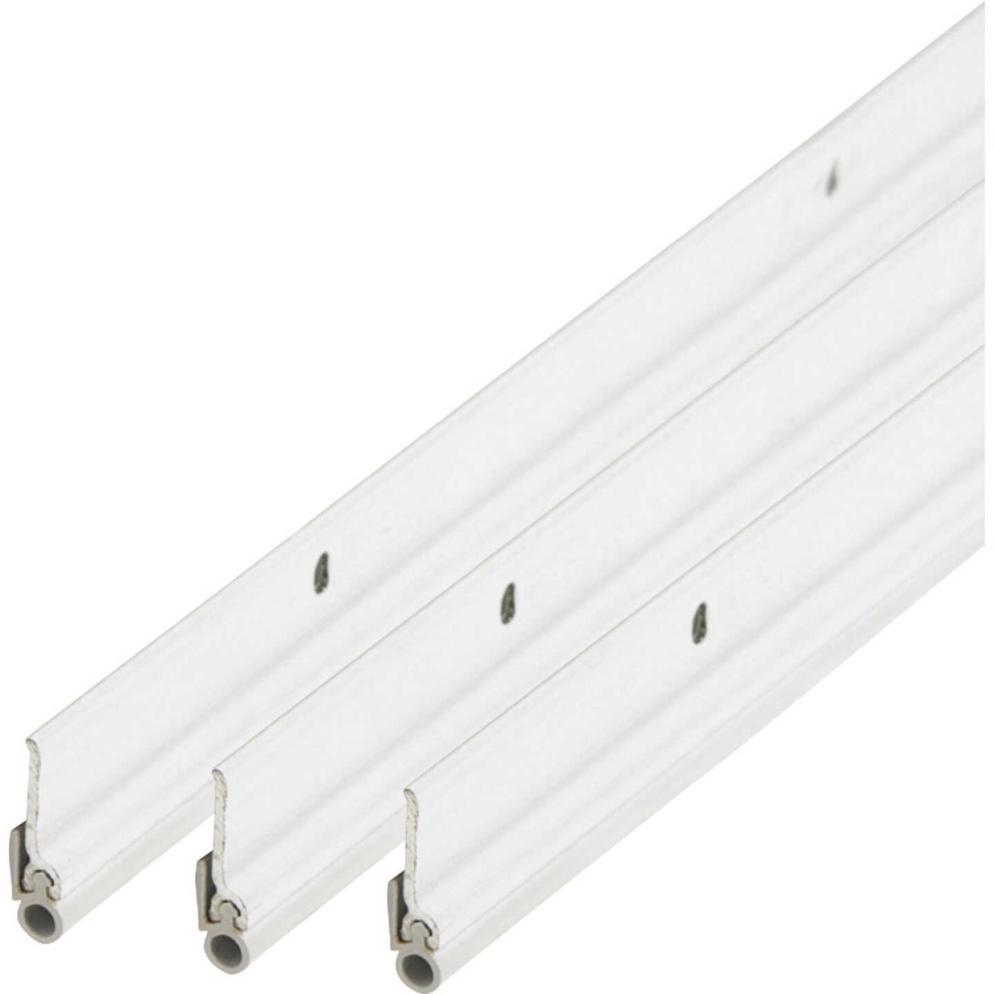 M-D Building Products 36 In. x 84 In. White Flat-design Aluminum and Vinyl Commercial Screw-on Top and Sides Door Seal Kit Image 1