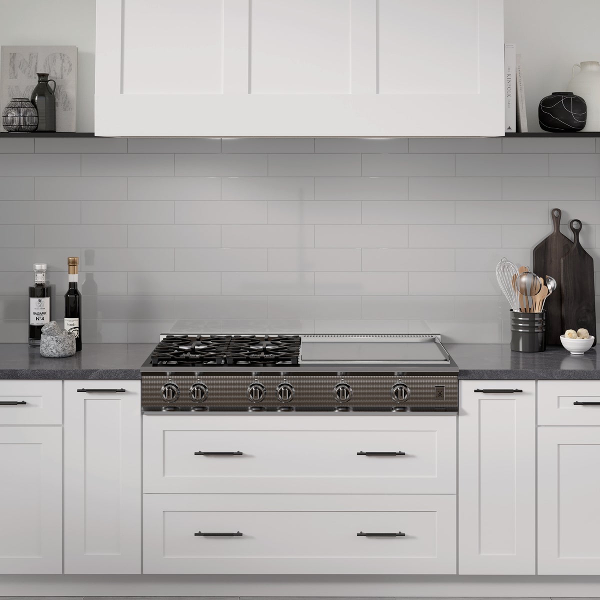 Emser Catch 4 In. x 16 In. Glossy Gray Ceramic Wall Tile (10.83 Sq. Ft./Case) Image 1