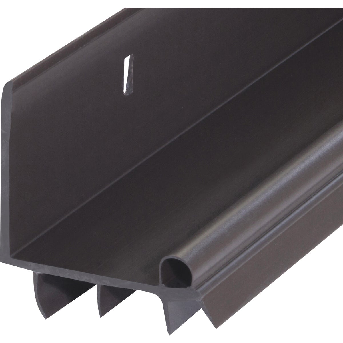 M-D Building Products 2 In. W. x 2 In. H. x 36 In. L. Vinyl Brown Door Bottom Image 6