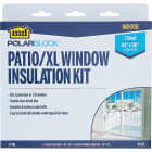 M-D Building Products Polar Block 84 In. x 110 In. Clear Plastic Large Patio Window Insulation Kit Image 1