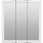 Zenith Zenna Home White 24 In. W x 28 In. H x 4.5 In. D Tri-View Surface Mount Medicine Cabinet Image 1