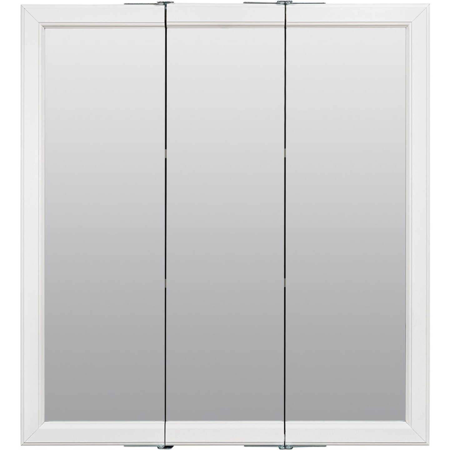 Zenith Zenna Home White 24 In. W x 28 In. H x 4.5 In. D Tri-View Surface Mount Medicine Cabinet Image 1