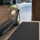 Multy Home 27 In. x 50 Ft. Black Nonslip Rubber Runner Image 2