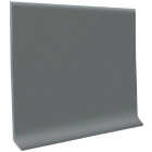 Roppe 4 In. x 4 Ft. Dark Gray Vinyl Dryback Wall Cove Base Image 1
