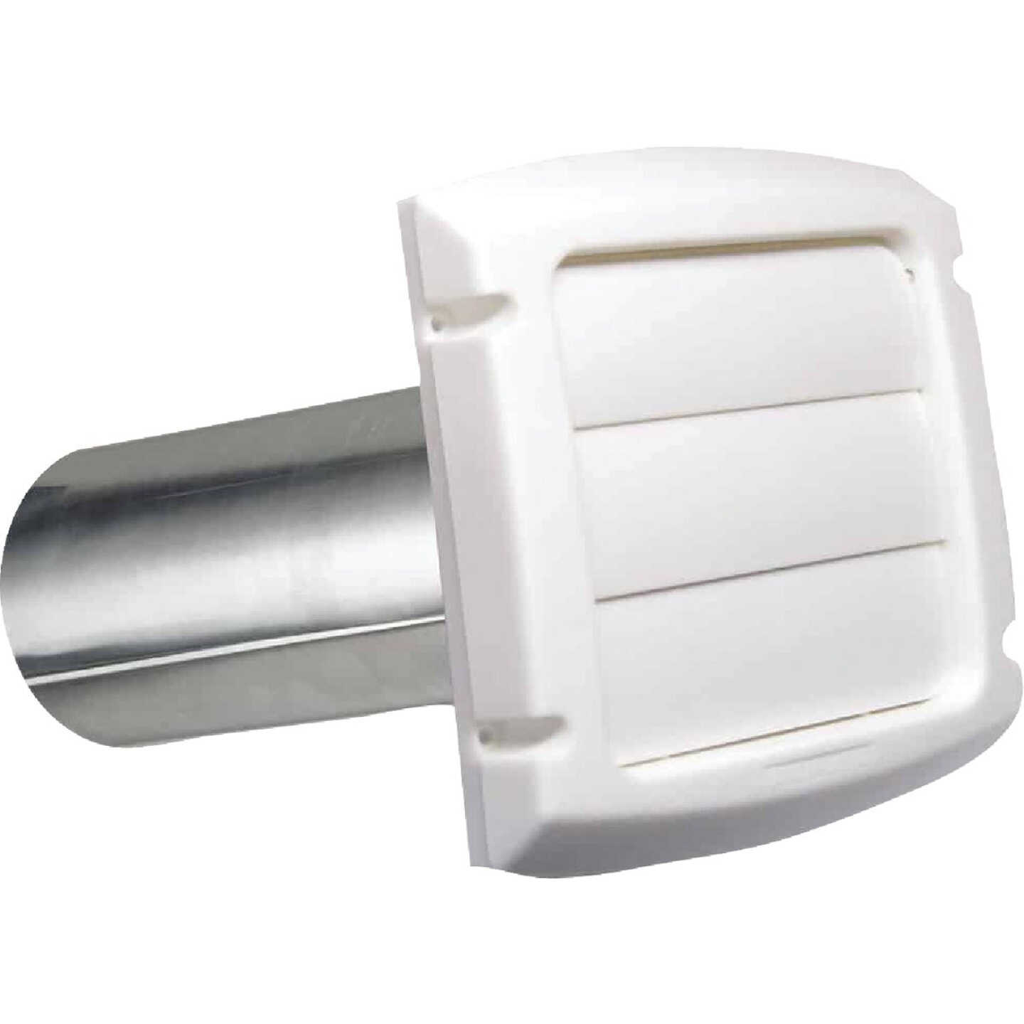 Dundas Jafine ProVent 6 In. White Louvered Dryer Vent Hood Image 3