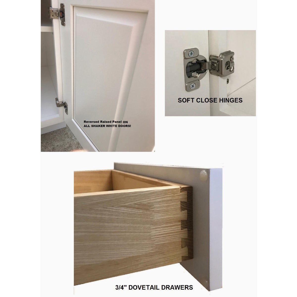 CraftMark Plymouth Shaker 24 In. W x 12 In. D x 30 In. H Ready To Assemble White Wall Kitchen Cabinet Image 2