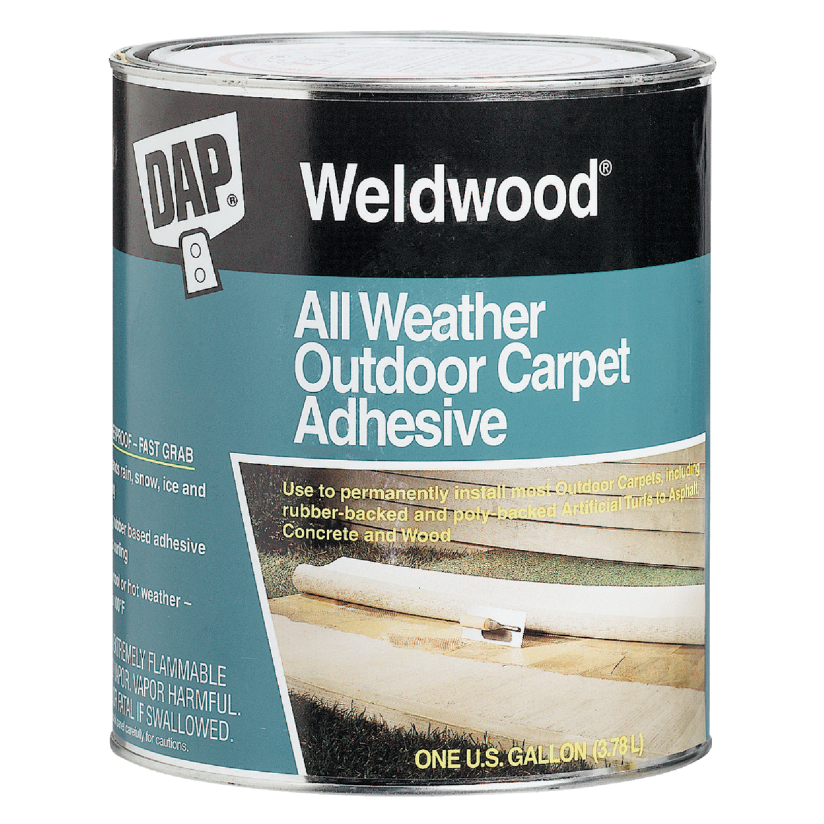 DAP Weldwood All Weather Outdoor Carpet Adhesive, 1 Qt.
