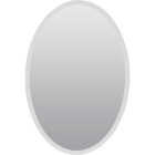 Zenith Frameless Beveled 21 In. W x 31 In. H x 4 In. D Single Mirror Surface Mount Oval Medicine Cabinet Image 1