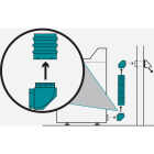 Builder's Best 4 In. Aluminum Dryer Elbow Image 2