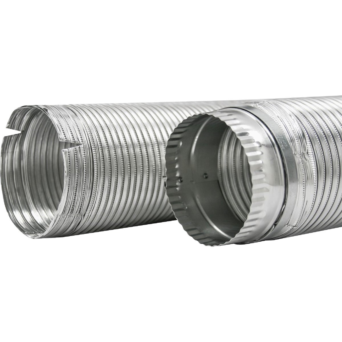 Builders Best E-Z-Fasten 4 In. x 5 Ft. Aluminum Semi-Rigid Dryer Duct Image 4