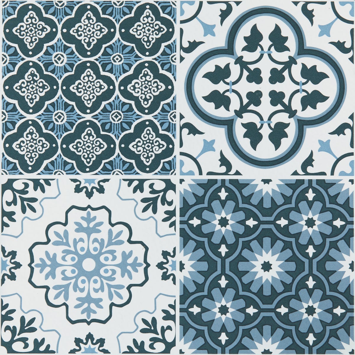 Home Impressions Melian Blue 12 In. x 12 In. Vinyl Floor Tile (45 Sq. Ft./Box) Image 1