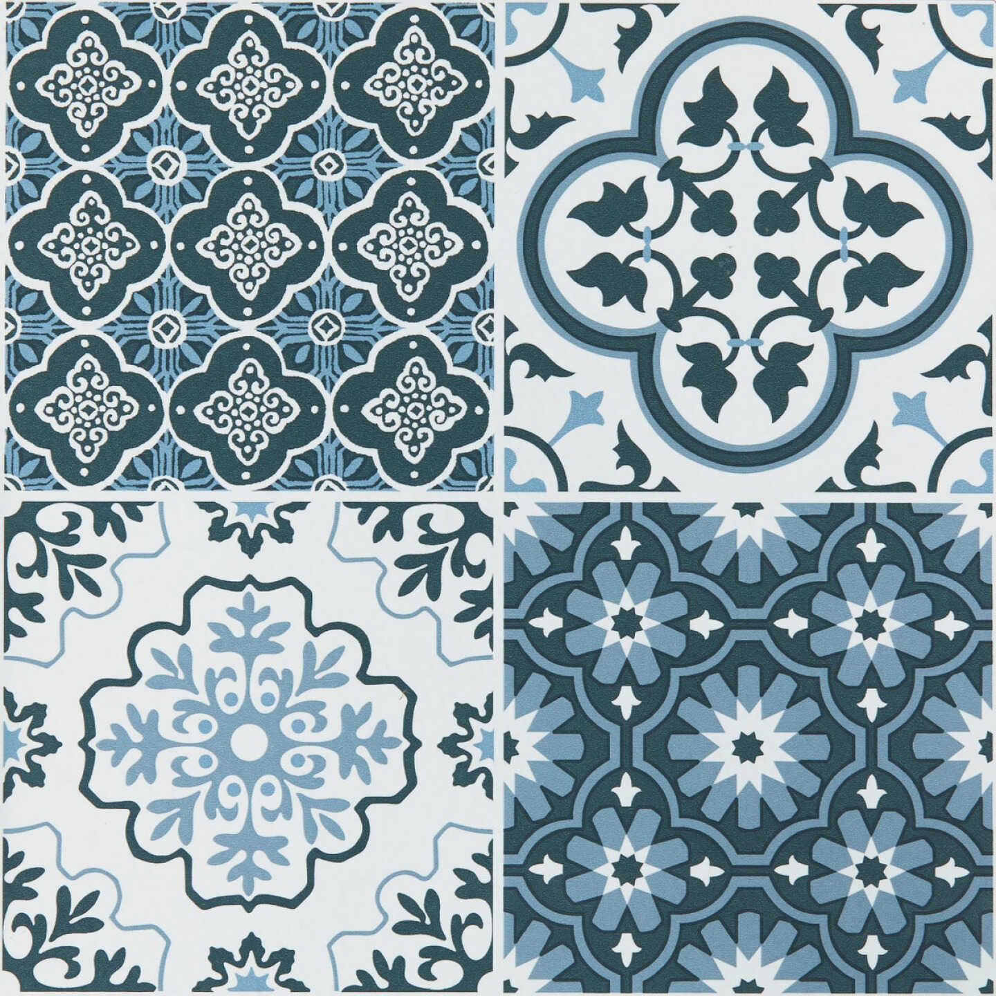 Home Impressions Melian Blue 12 In. x 12 In. Vinyl Floor Tile (45 Sq. Ft./Box) Image 1