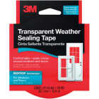 3M 1-1/2 In. x 30 Ft. Clear Weatherseal Tape Image 1