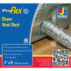 Dundas Jafine ProFlex 4 In. x 8 Ft. Aluminum Flexible Dryer Duct Image 1