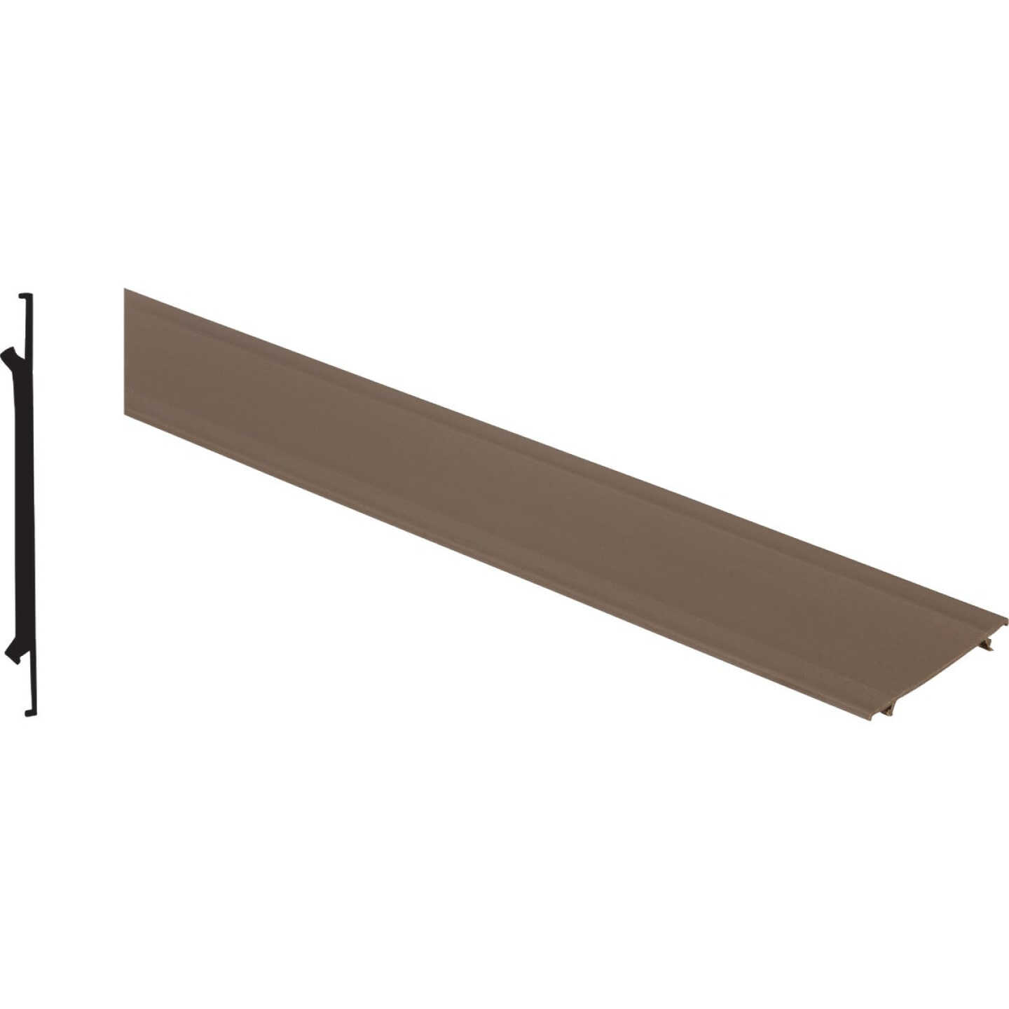 Screen-Tight 3-1/2 In. W. x 8 Ft. L. Brown Vinyl Cap Component Image 1