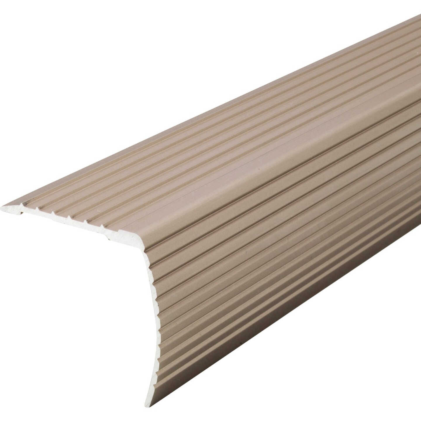 M-D Building Products 36 In. Satin Nickel Aluminum CINCH Fluted Stair Edging Image 7