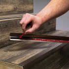 M-D Building Products 36 In. Satin Nickel Aluminum CINCH Fluted Stair Edging Image 5