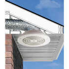 Dundas Jafine White Plastic Adjustable Eave & Soffit Vent Image 3