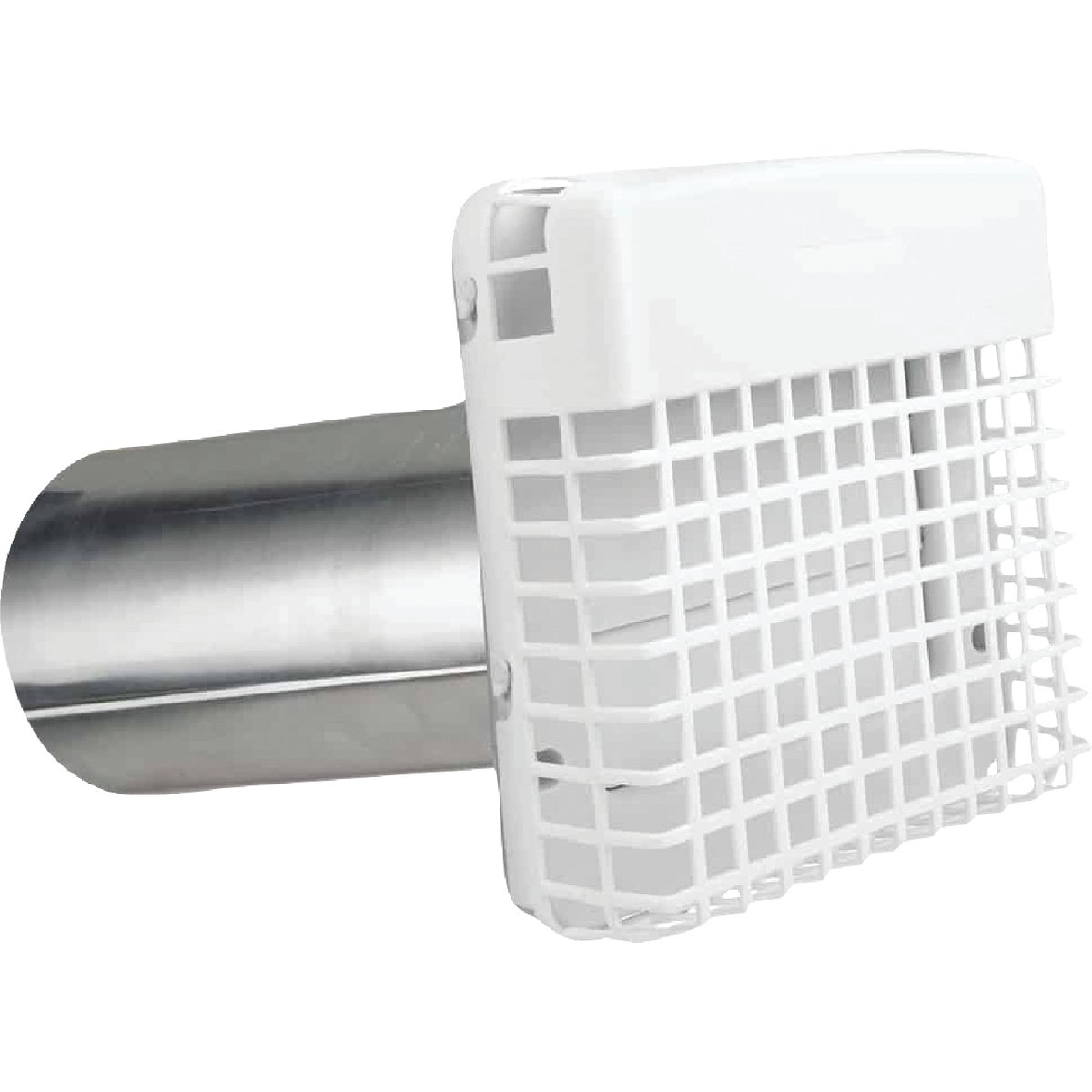Dundas Jafine ProGard 4 In. White Plastic Dryer Vent Hood Kit Image 5