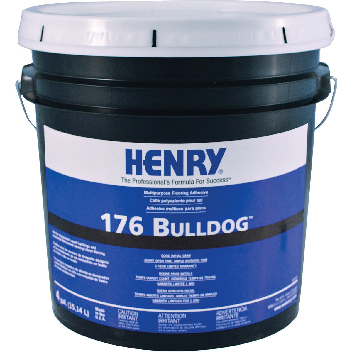 Henry 176 Multi-Purpose Floor Adhesive, 4 Gal. 