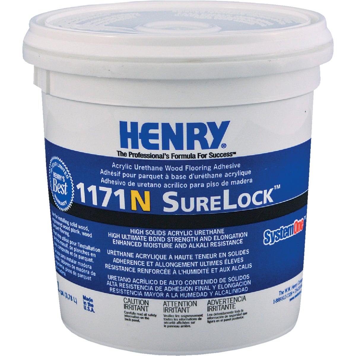 Henry SureLock Wood Floor Adhesive, 1 Gal. Image 1