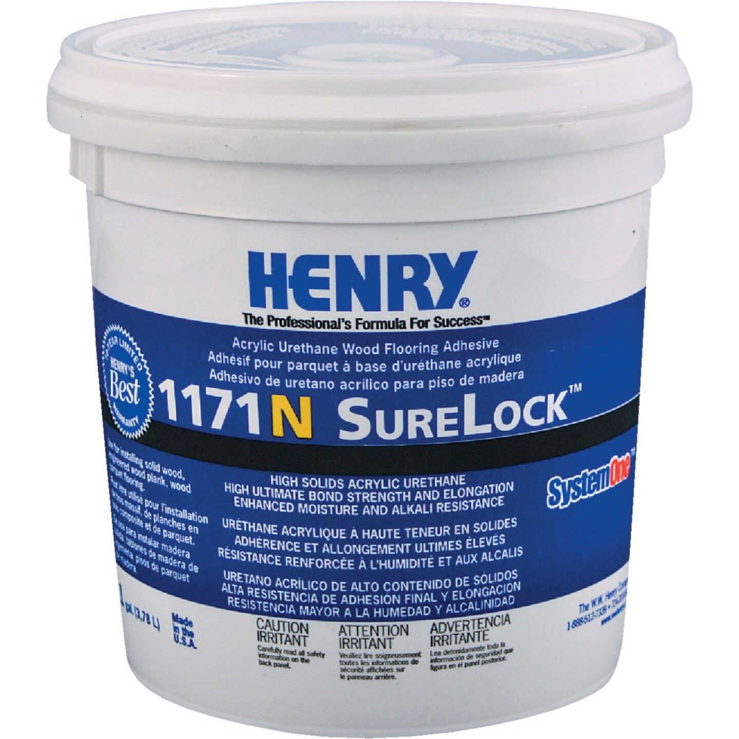 Henry SureLock Wood Floor Adhesive, 1 Gal. Image 1